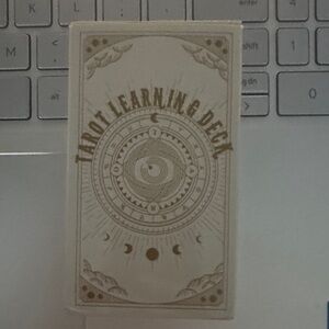 Tarot Learning Deck with Gold Accents